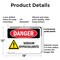Signmission Sodium Hypochlorite Danger Sign, Plastic, 18in W x 12in L, 2PK OS-2PACK-DS-P-1218-L-2042 - alternate 6